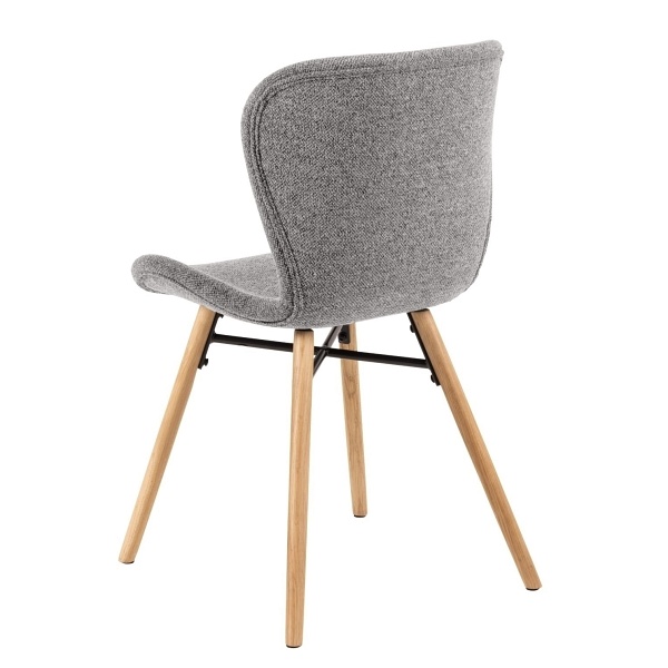 Krzesło Batilda szare Monza grey 120 - ACTONA